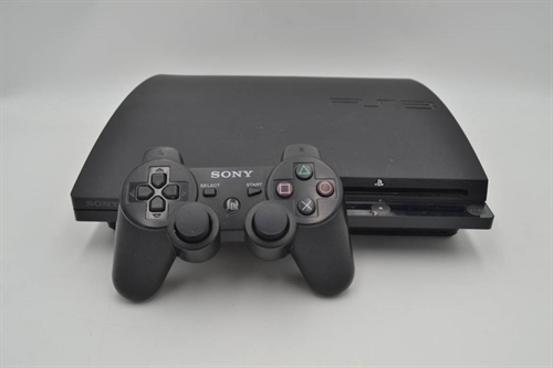 Playstation 3 - Sort Slim 160 GB HDD - Konsol - SNR 02-27456973-2082474-CECH-2504B (B Grade) (Genbrug)